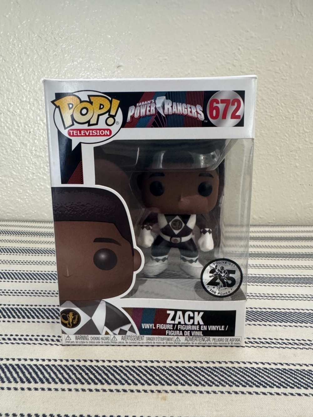 Funko Zack Black and White Power Rangers Pop! Figure
